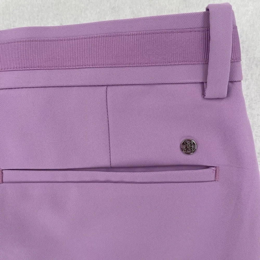 G/FORE Golf Shorts Men's 34 Purple Performance Chino Lightweight Stretch
